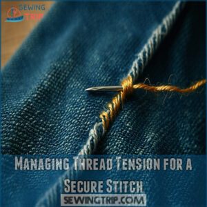 Managing Thread Tension for a Secure Stitch