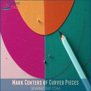 Mark Centers of Curved Pieces