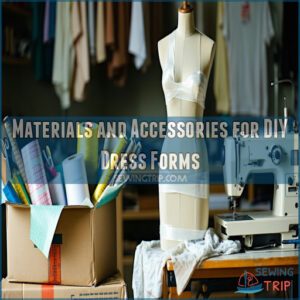 Materials and Accessories for DIY Dress Forms