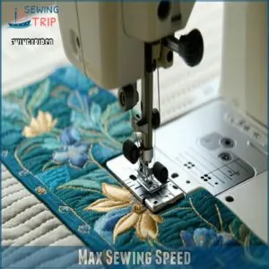 Max Sewing Speed