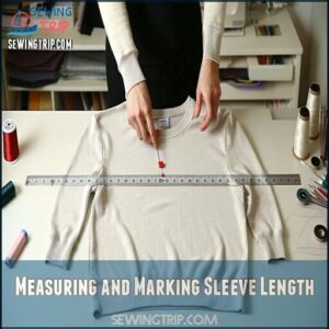 Measuring and Marking Sleeve Length