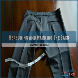 Measuring and Marking The Back