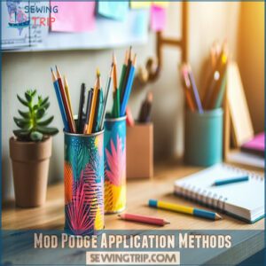 Mod Podge Application Methods