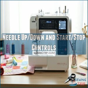 Needle Up/Down and Start/Stop Controls