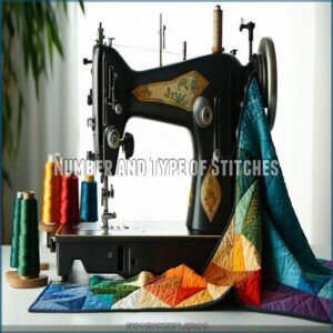 Number and Type of Stitches Number and Type of Stitches