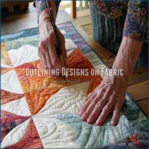 Outlining Designs on Fabric Outlining Designs on Fabric