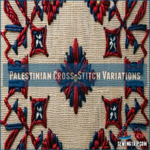 Palestinian Cross-Stitch Variations