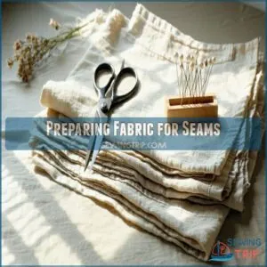 Preparing Fabric for Seams