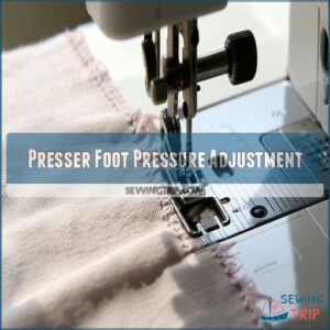 Presser Foot Pressure Adjustment