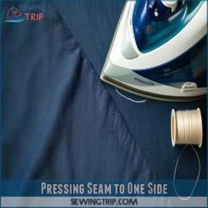 Pressing Seam to One Side