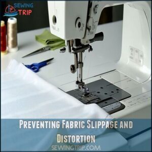 Preventing Fabric Slippage and Distortion