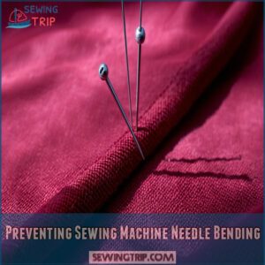 Preventing Sewing Machine Needle Bending