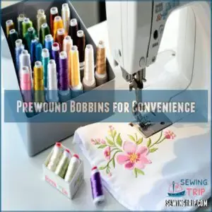 Prewound Bobbins for Convenience