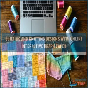 Quilting and Knitting Designs With Online Interactive Graph Paper