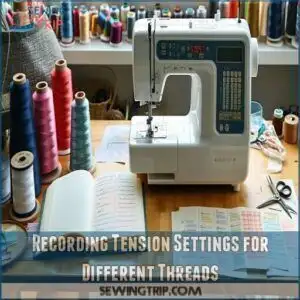 Recording Tension Settings for Different Threads