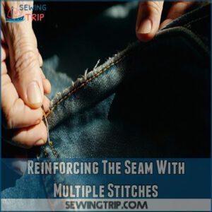 Reinforcing The Seam With Multiple Stitches