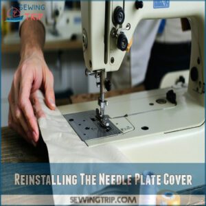 Reinstalling The Needle Plate Cover