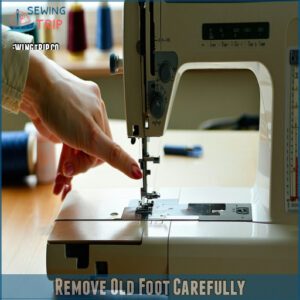 Remove Old Foot Carefully