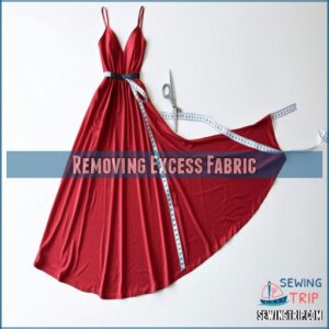 Removing Excess Fabric