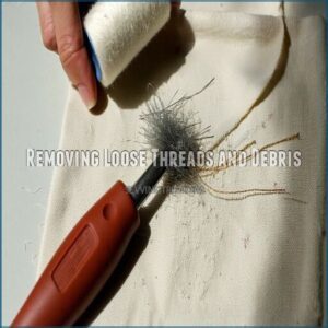 Removing Loose Threads and Debris