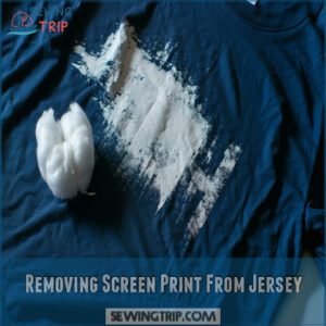 Removing Screen Print From Jersey