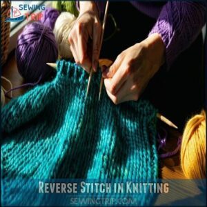 Reverse Stitch in Knitting