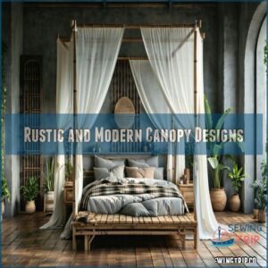 Rustic and Modern Canopy Designs