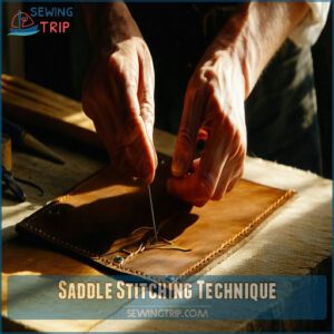 Saddle Stitching Technique