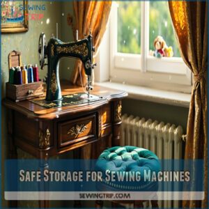 Safe Storage for Sewing Machines