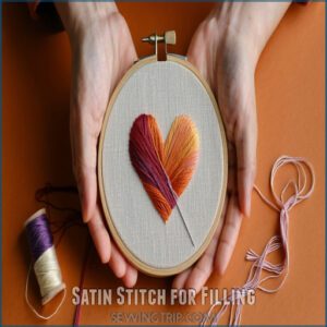 Satin Stitch for Filling