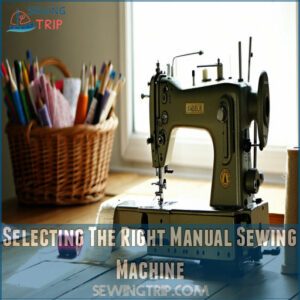 Selecting The Right Manual Sewing Machine