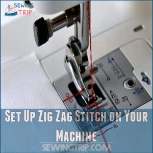 Set Up Zig Zag Stitch on Your Machine