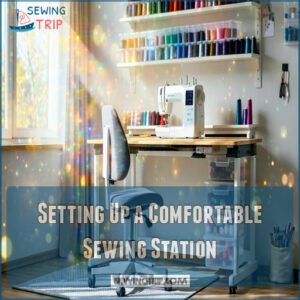 Setting Up a Comfortable Sewing Station