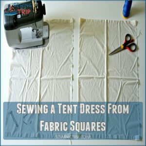 Sewing a Tent Dress From Fabric Squares