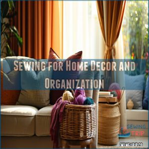 Sewing for Home Decor and Organization