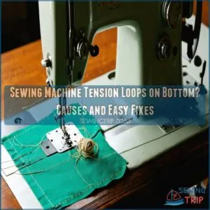 sewing machine tension loops on bottom causes and solutions