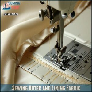 Sewing Outer and Lining Fabric