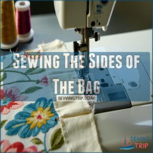 Sewing The Sides of The Bag