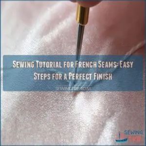 sewing tutorial for french seams