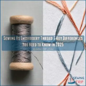 sewing vs embroidery thread