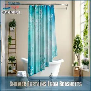 Shower Curtains From Bedsheets