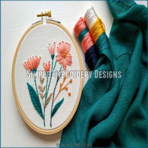 Simple Embroidery Designs