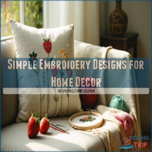 simple embroidery designs for home