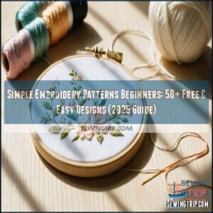 simple embroidery patterns beginners