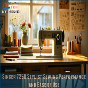 Singer 7258 Stylist Sewing Performance and Ease of Use