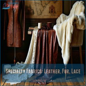 Specialty Fabrics: Leather, Fur, Lace