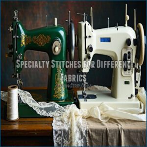 Specialty Stitches for Different Fabrics