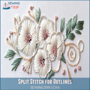 Split Stitch for Outlines