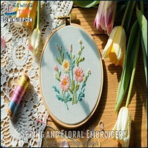 Spring and Floral Embroidery