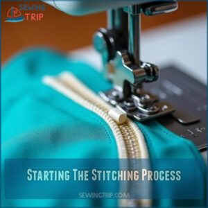 Starting The Stitching Process